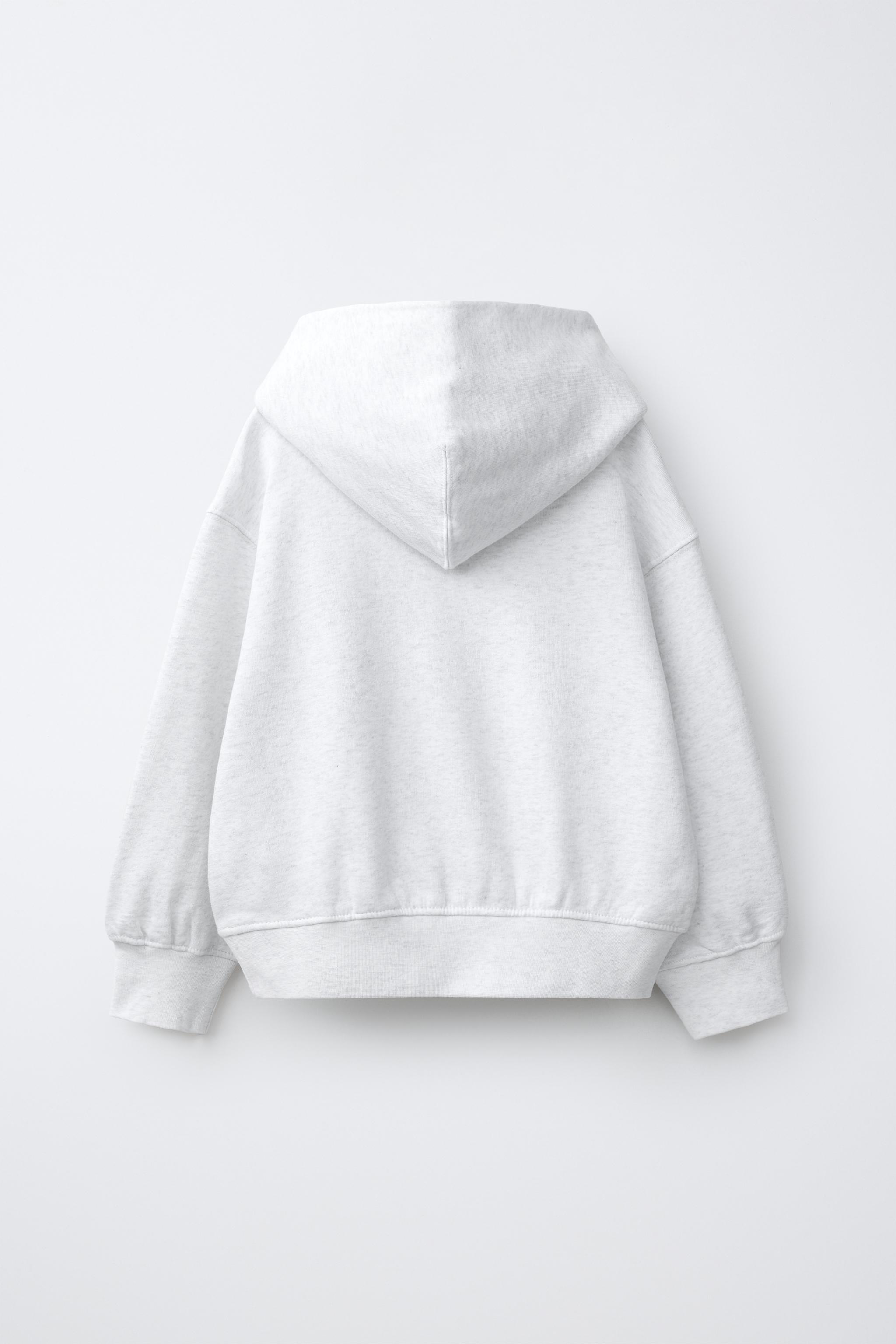TEXT PRINT JOGGING HOODIE